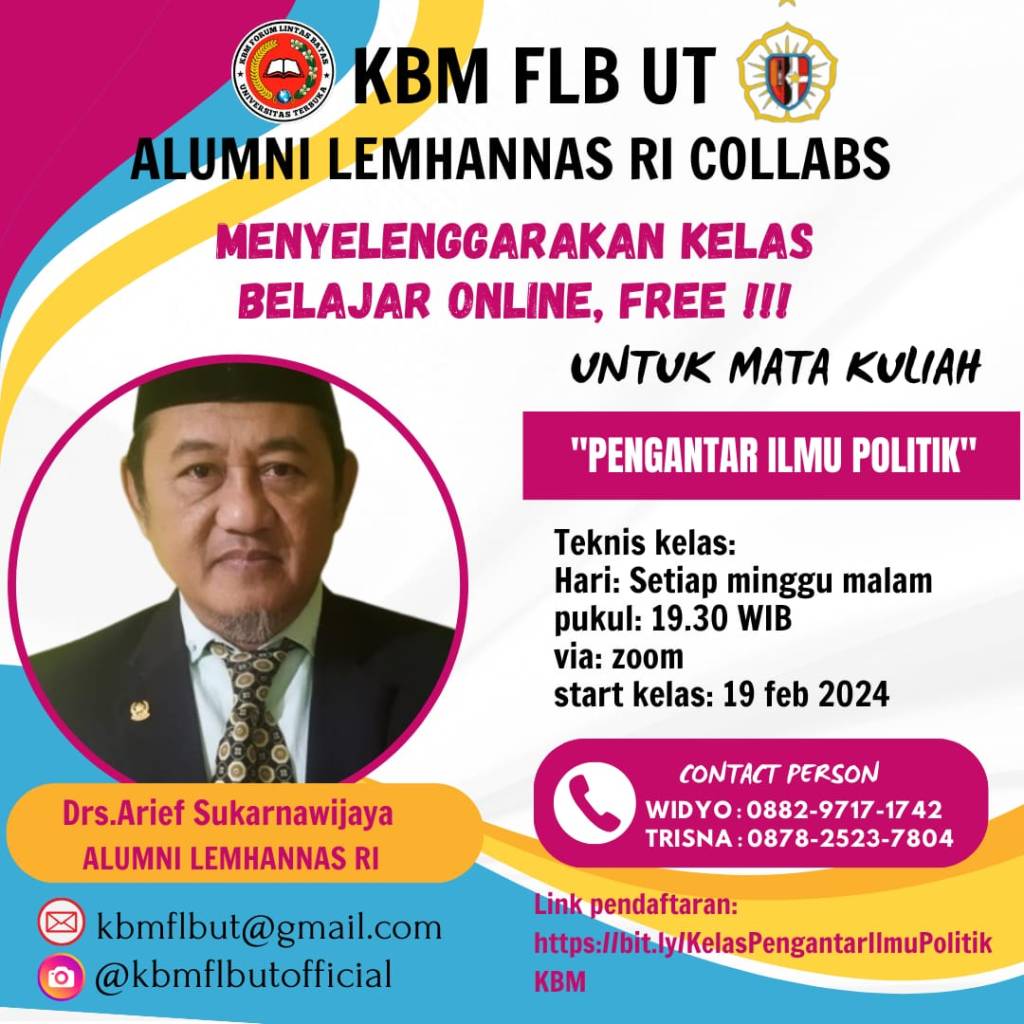 Kelas Pengantar Ilmu Politik Sesi 1, Senin 4 Maret 2024