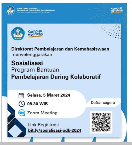 Saksikan Sosialisasi Program Bantuan Pembelajaran Daring Kolaboratif (PDK) Tahun 2024